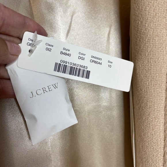 J CREW Stadium Cloth Standing-Collar Coat - Picture 16 of 16